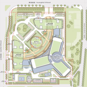 Dalian Hospital Phase II site plan