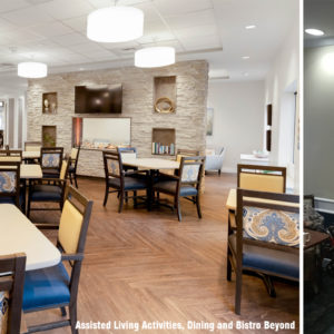 Atrium AL Dining Before and After